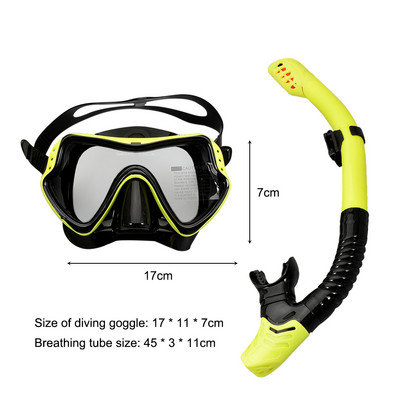 Professzionális snorkel búvármaszk és légzőcső szemüveg szemüveg búvárúszó úszó légcső készlet snorkel maszk úszófelszerelés