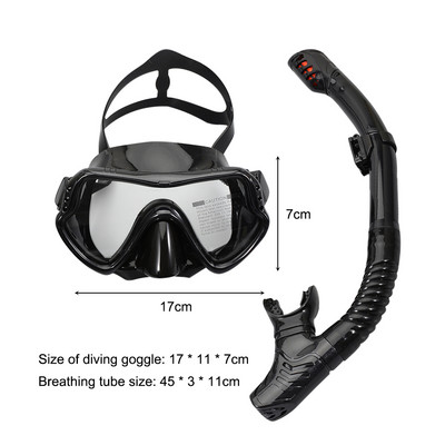 Professzionális snorkel búvármaszk és légzőcső szemüveg szemüveg búvárúszó úszó légcső készlet snorkel maszk úszófelszerelés