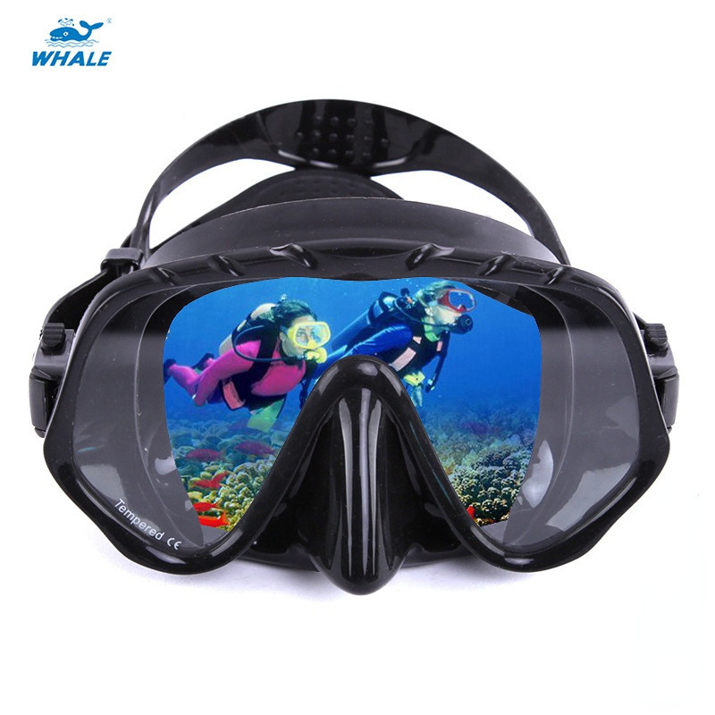 Противозамъгляваща голяма рамка Силиконова маска за очила Оборудване за гмуркане с шнорхел за възрастни Очила за подводни спортове за плуване MK1010