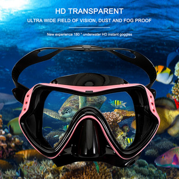 Очила за плуване за възрастни Маски за подводно гмуркане Комплект дихателни тръби за гмуркане с шнорхел