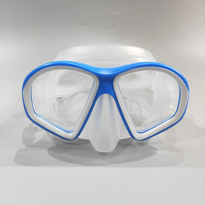 Búvármaszk Snorkeling Nimm2 Légzőcső Öltöny Férfi és Női Új nagy keretű Szilikon Arc Tükör Snorkeling Maszk Szemüvegek