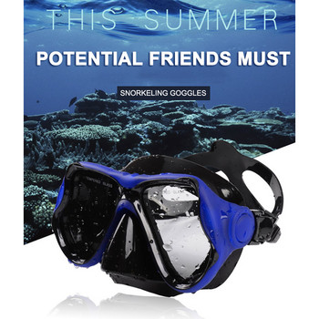 Γυαλιά κολύμβησης Μάσκα κατάδυσης με αναπνευστήρα Glass Scuba Snorkel Αθλητικός εξοπλισμός
