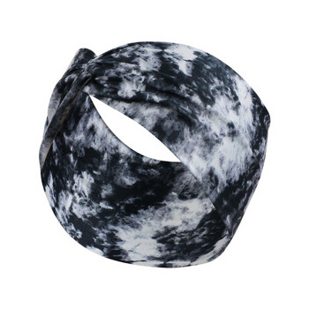1 τμχ Γυναικεία ζώνη κεφαλής Αθλητικός ελαστικός επίδεσμος ιδρώτας Ελαστική ζώνη για τα μαλλιά γιόγκα Headband Headwear Sports Safety Wide Headwrap
