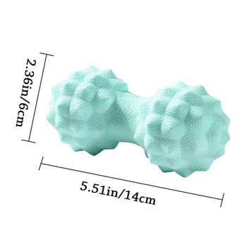 Масажна ролка за крака Плантарен фасциит Облекчаваща масажна топка за дълбока тъканна мускулна релаксация Масажна фитнес йога фъстъчена топка