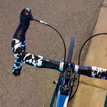 MOTSUV EVA Bar Tape High Tenacity Handlebar Tape Αυτοκόλλητη ταινία λαβής ποδηλάτου Ταινία ράβδου απορρόφησης κραδασμών με τρύπα για ποδήλατο δρόμου