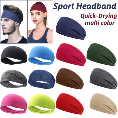 Sport Headband Fitness Sweat Bandage Head Hair Band Tennis Yoga Absorb Sweat Head Band Μπάσκετ Τρέξιμο Sweatband Γυναίκες Άντρες