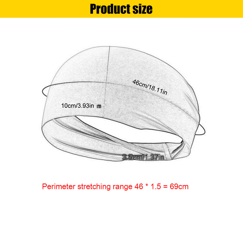 Спортна лента за глава Фитнес превръзка за пот Лента за коса за глава Тенис Йога Попиваща пот Лента за глава Баскетбол Лента за пот за бягане Жени Мъже