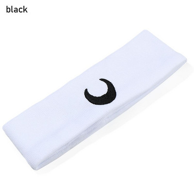 Női lányok jóga hajpánt Moon puha elasztikus tánc bandana smink fejfedő Hold nyomtatás smink fejfedő