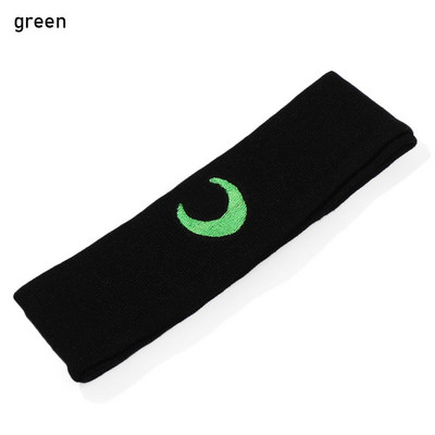 Női lányok jóga hajpánt Moon puha elasztikus tánc bandana smink fejfedő Hold nyomtatás smink fejfedő