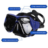 Snorkel Búvármaszk Snorkeling Szemüveg Úszás Vízisport felszerelés Női Férfi Felnőtt Búvármaszkok
