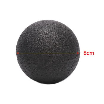 Fitness Round EPP Hand Massage Ball Training Grip the Ball Portable Ball Physiotherapy Gym Sport Ball Massager Roller Black