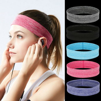 Αναπνεύσιμη κορδέλα για τα μαλλιά γιόγκα Sweatband Γυμναστήριο Γυμναστήριο Αθλητικά Κορδέλες κεφαλής Ποδόσφαιρο Γιόγκα Ποδοσφαίρου Τρέξιμο μαλλιών Ελαστική ζώνη για γυναίκες Άνδρες