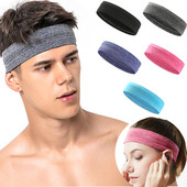 Αναπνεύσιμη κορδέλα για τα μαλλιά γιόγκα Sweatband Γυμναστήριο Γυμναστήριο Αθλητικά Κορδέλες κεφαλής Ποδόσφαιρο Γιόγκα Ποδοσφαίρου Τρέξιμο μαλλιών Ελαστική ζώνη για γυναίκες άνδρες