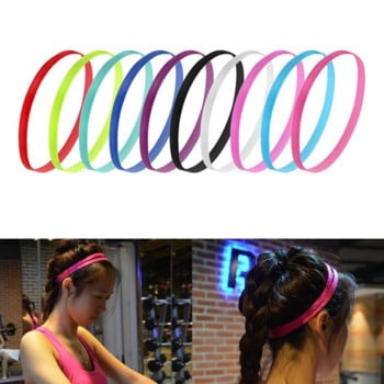 Γυναικεία Stretch Sports Yoga Hairband Headband για άνδρες Sport Running Fitness Headbands Ελαστική αντιολισθητική ζώνη κεφαλής γυμναστικής