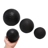 Fitness Round EPP kézi masszírozás a labdával Hordozható fizioterápia Ball Gym Sport labdás masszírozó görgő fekete labda edző markolat