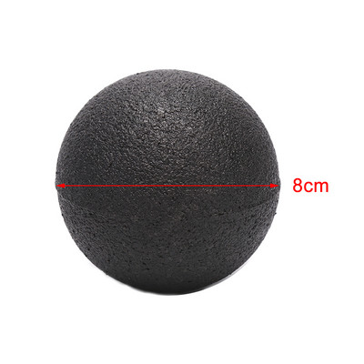 Fitness Round EPP kézi masszírozás a labdával Hordozható fizioterápia Ball Gym Sport labdás masszírozó görgő fekete labda edző markolat