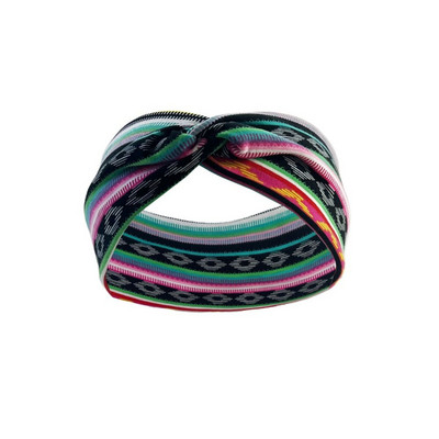 Divat Boho stílusú Cross Hair Band Fejpántok Elasztikus Boho Style Női Turbán Légáteresztő Sport Jóga Fejpánt Fejkendő