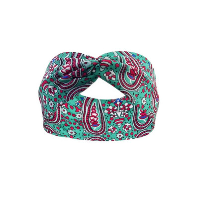 Divat Boho stílusú Cross Hair Band Fejpántok Elasztikus Boho Style Női Turbán Légáteresztő Sport Jóga Fejpánt Fejkendő
