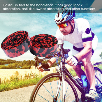 Лента за кормилото на велосипеда Лента за обвиване на дръжката на шосеен велосипед EVA Неплъзгаща се обвивка на волана за колоездене 190CM Изключително дълъг неплъзгащ се колан