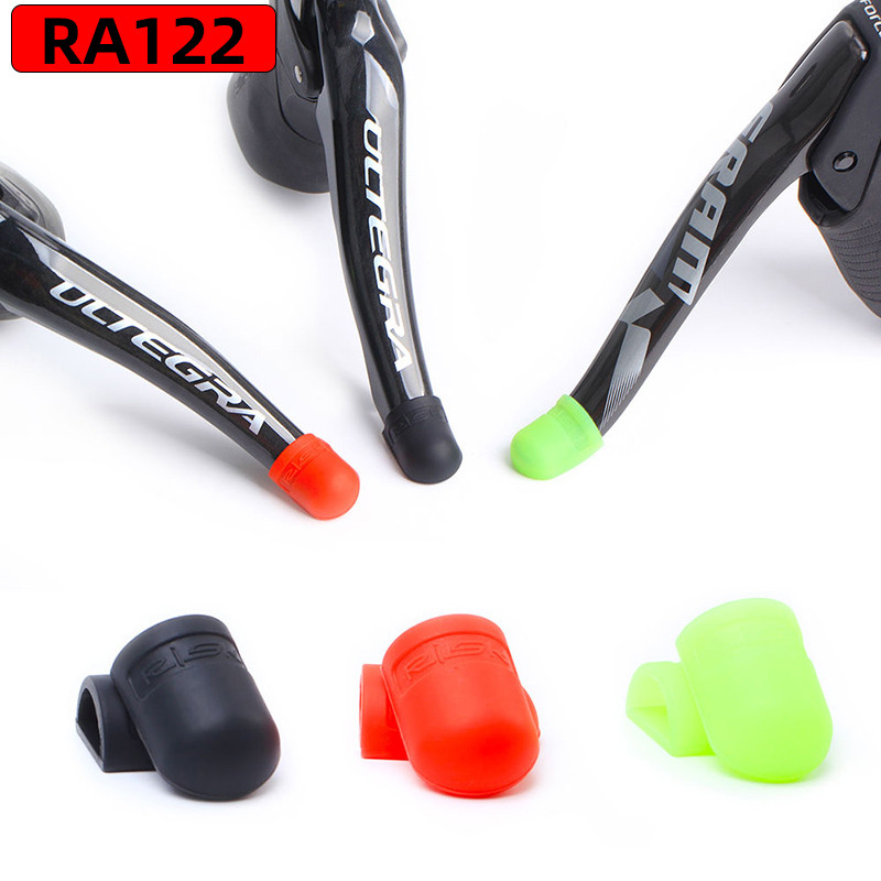 2tk RISK silikoonist jalgratta juhtraua teippistik Fikseeritud ringtee jalgratta käigukangi käepideme kaitsekate libisemisvastased jalgrattatarvikud