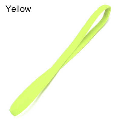 1 PC Candy Color Γυναικείες μπάντες μαλλιών γιόγκα Sports Headband Girls Sport Αντιολισθητικό ελαστικό ελαστικό Sweatband Football Running