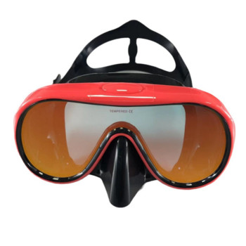 QYQ Професионална водна маска за гмуркане с шнорхел Очила за гмуркане Силиконова панорамна маска за гмуркане за възрастни очила за плуване