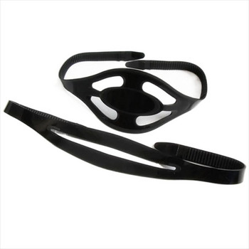 Високоеластична каишка за маска за гмуркане Комфортни очила за плуване Резервна каишка за гмуркане с шнорхел Мека черна гумена каишка за гмуркане