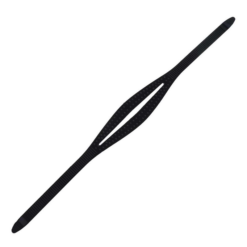 Didelio elastingumo nardymo kaukės dirželis Patogus plaukimo akiniai nardymo dirželio keitimas Minkštas juodas nardymo guminis dirželis