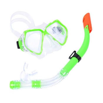 2024 New Diving Mask Goggles Swimming Scuba Half Dry Tube Snorkeling Αναπνευστική Μάσκα κατά της ομίχλης Γυαλιά κολύμβησης για ενήλικες