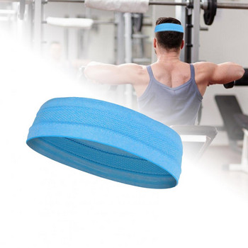 Sport Sweat Hair Band Sweat Absorbtion Silicone Yoga Unisex Headband Headwrap for Workout Exercise Running Basket Headwear