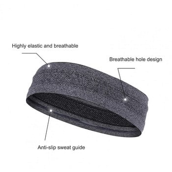 Sport Sweat Hair Band Sweat Absorbtion Silicone Yoga Unisex Headband Headwrap for Workout Exercise Running Basket Headwear