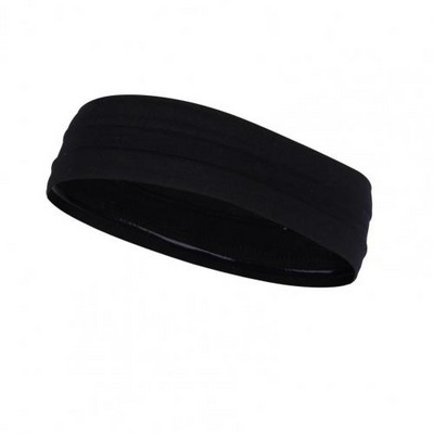 Спортна лента за пот, лента за коса, абсорбция на пот, силиконова йога унисекс лента за глава, лента за глава за тренировка, упражнения, кошница за бягане, шапки
