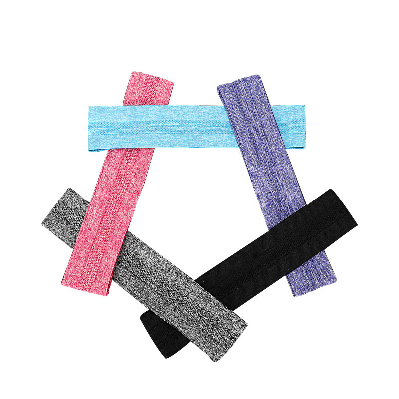 Спортен абсорбиращ потта колан, ленти за глава за мъже и жени, комплекти за глава с лента за пот, колоездене на открито, фитнес, бягане, йога, лента за глава с копче