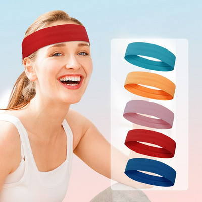 Yoga Sports for Women Athletic Hair Accessory Workout Headbands with Super Absorbsion Moisture Wicking SweatBands