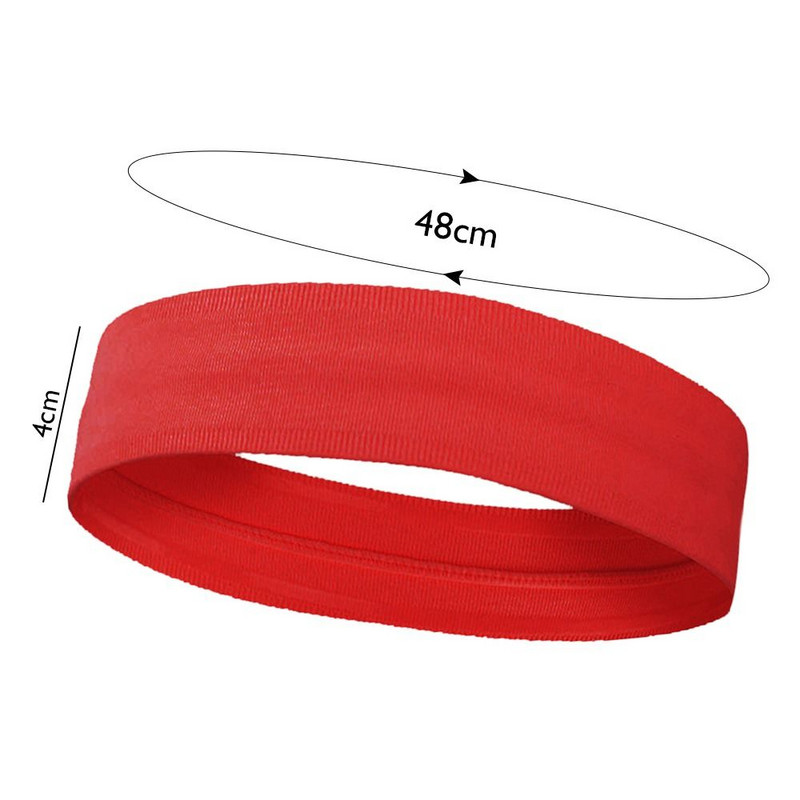 Йога Спорт за жени Спортни аксесоари за коса Тренировка Ленти за глава със супер абсорбиращи влага отвеждащи ленти за пот