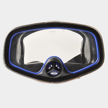 Yon Sub Scuba Diving Classic Free Dive One-Window Silicone Purged Mask Black Nose Valve Голяма рамка Възрастна маска за гмуркане