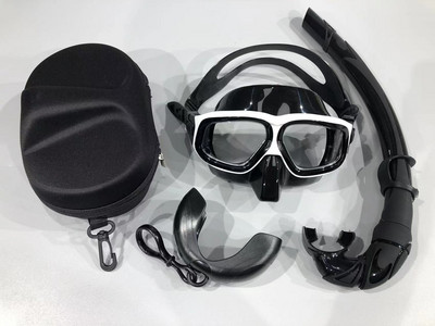 QYQ Snorkeling maszk Szilikon snorkel Szabadbúvár tükör Snorkel kit HD objektív snorkeling maszk felszerelés
