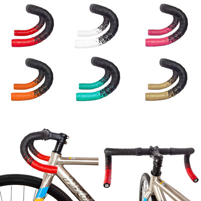 Лента за кормилото на шосеен велосипед Цветни градиентни цветни ленти за велосипеди EVA/PU Мека антивибрационна лента за кормилото Аксесоари за велосипеди