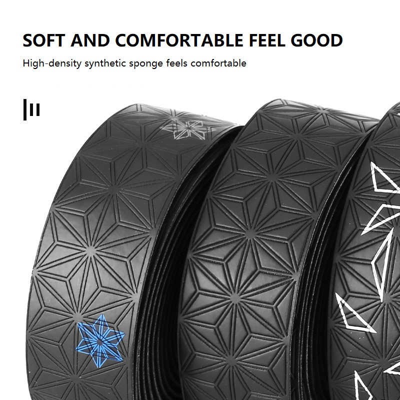 Лента против хлъзгане на шосеен велосипед EVA/PU Амортисьорни ленти за кормило Аксесоари за велосипеди с 1 чифт щепсели