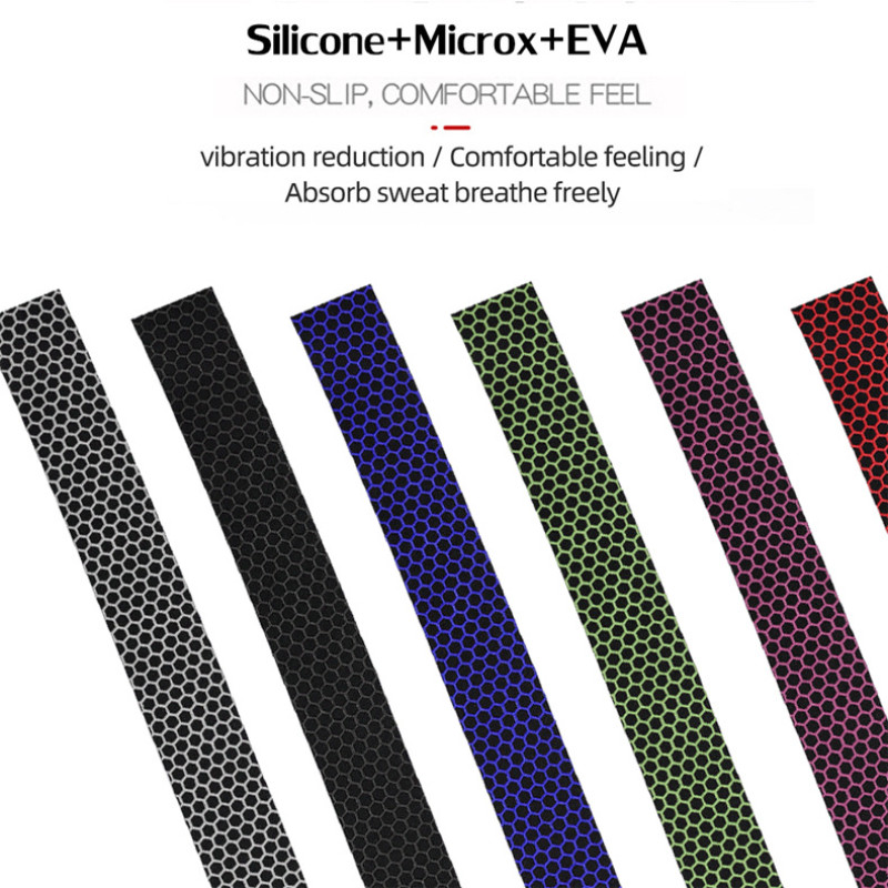 2 бр. Лента за ръкохватка на велосипед Синьо, Черно, Бяло, Червено с краен тап против приплъзване за шосеен планински велосипед MTB кормило за издърпване