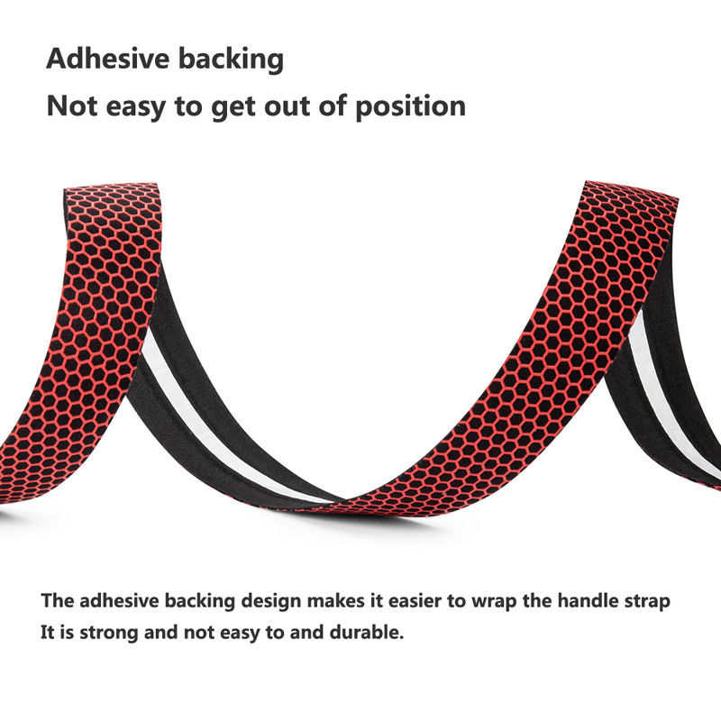 Nauja dviračių vairo juosta, neslysta, stora, smūgiams atspari PU+EVA rankenos juosta su apvyniojamo galo kištuku MTB plento dviračio priedai