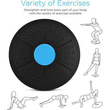 Δίσκος ισορροπίας Yoga Round Waist Twister 360 μοιρών Περιστροφή γυμναστικής Εξοπλισμός γυμναστικής Παιδιά Ενήλικες Πλάκα περιστροφής μέσης