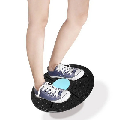 Balance Board Echipament de fitness Plăcile de răsucire ABS susțin rotație de 360 de grade pentru exercițiu de exercițiu cu sarcină de 180 kg Antrenament acasă