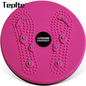 Yoga Sport Fitness Balance Board Wobble Waist Twisting Fitness Body Άσκηση Περιστρεφόμενος Αθλητικός Μαγνητικός Μασάζ Πλάκα Twist