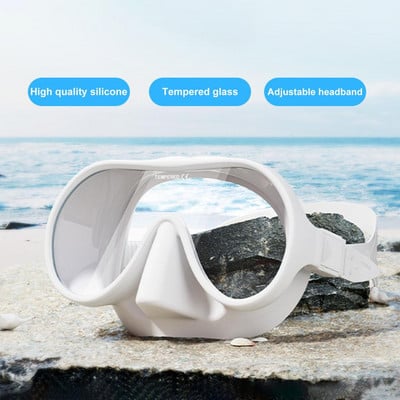 Очила за плуване Очила за плуване от закалено стъкло с висока яснота и дизайн против замъгляване Ергономично регулируемо плуване за зрение