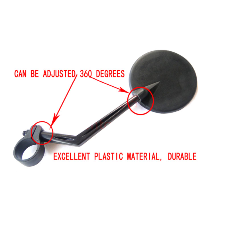 1/2 buc. oglindă retrovizoare de 22 mm pentru bicicletă, oglindă acrilică convexă rotativă la 360 de grade, oglindă retrovizoare pentru bicicleta de drum de munte