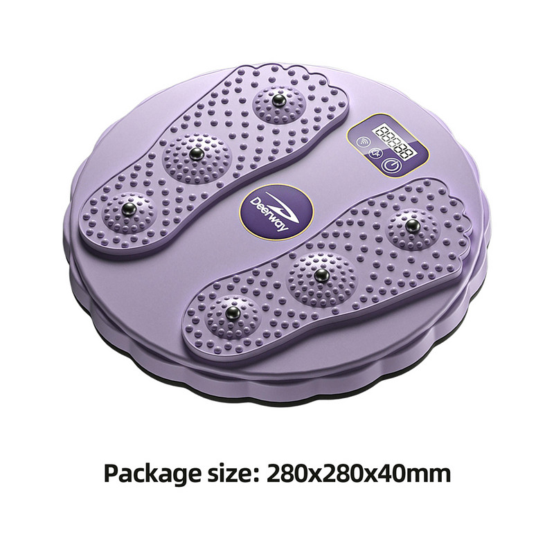 Мускулна тренировка Плъзгаща се плоча LCD дисплей Екран Мултифункционална фитнес плъзгаща се екипировка Безшумно пластмасово въртящо се спортно оборудване