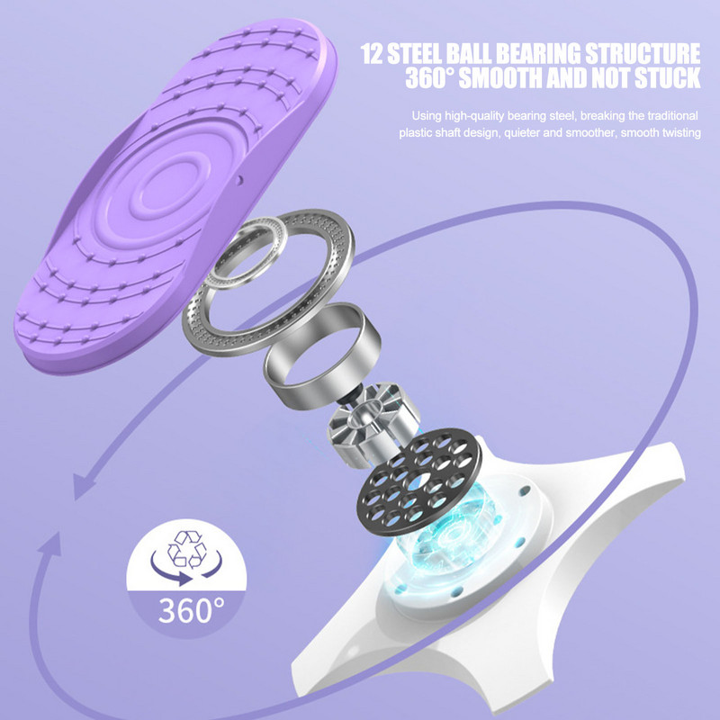 Twist Waist Disc Board Body Building Slim Twister Plate Крака за отслабване Twist Waist Wriggle Plate Фитнес оборудване за упражнения