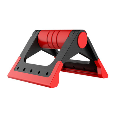 Αναδιπλούμενος βραχίονας ώθησης οικιακής χρήσης Push-ups γυμναστικής Stand Push-up Rack Push Up Bar (Κόκκινη)