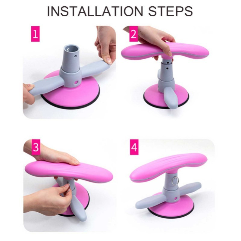 Ново домашно фитнес оборудване Помощно средство за коремна преса Тип вендуза Артефакт за извиване на корема Мързеливо устройство за намаляване на корема Помощно устройство